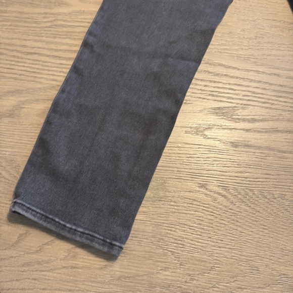 Express Black Denim Slim Super High Rise Front Seam Jeans Sz 6R 90's Punk Rock - Picture 10 of 10